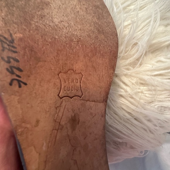 EUC Re-Mix Vintage Spectator Tuxedo Black-and-White Peep-Toe '40s Wedge … - Picture 7 of 8